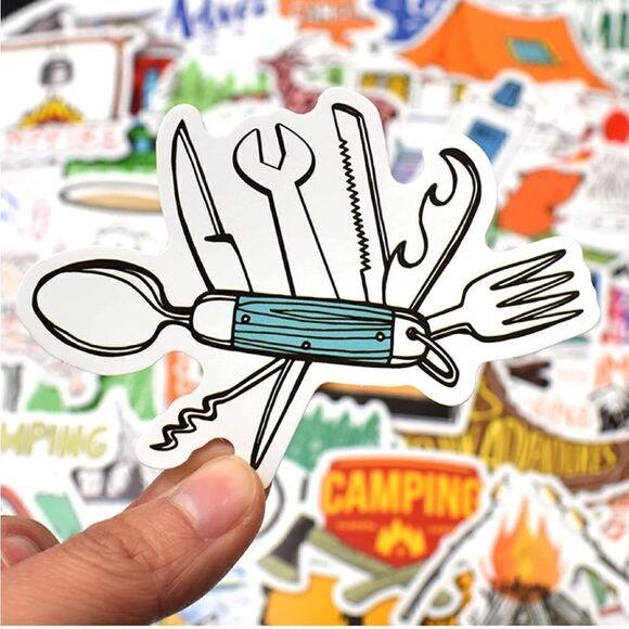 50pc Vinyl Sticker Set  - Picture 4 of 5